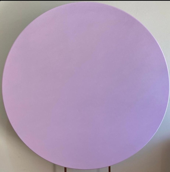 Painel Sublimado Rosa Bb Liso  - Três Marias Festas