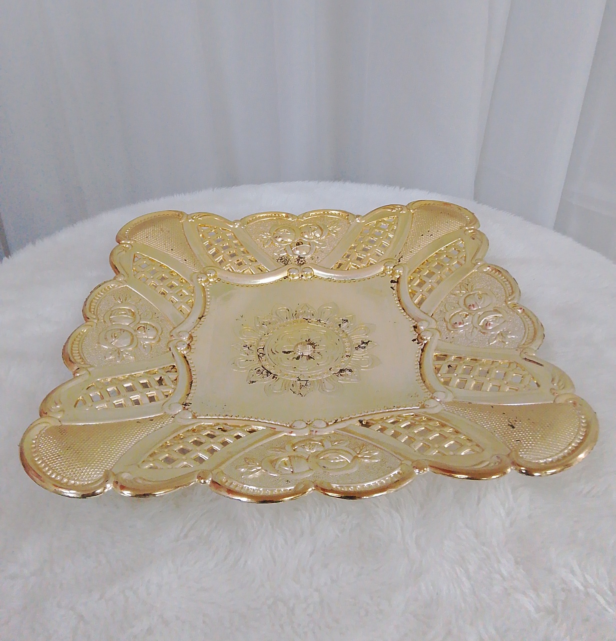 Bandeja / Doceira Dourado Mod7 - Três Marias Festas