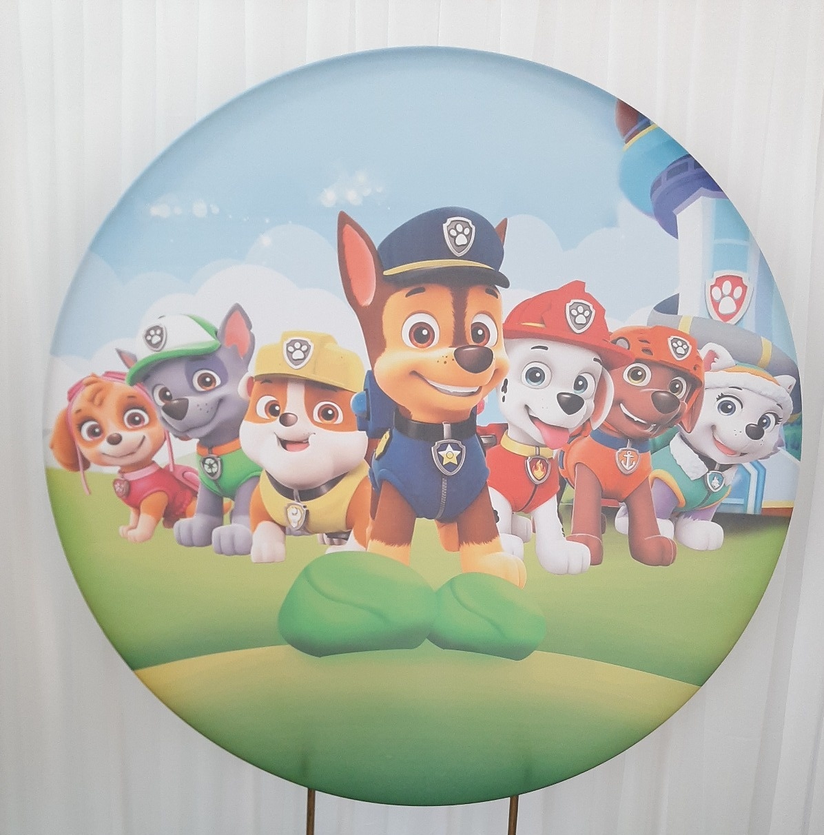 Painel Sublimado Patrulha Canina - Três Marias Festas