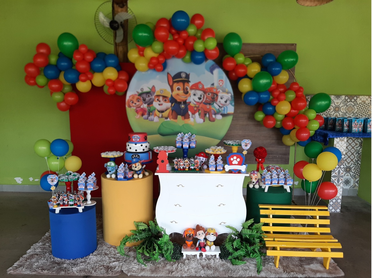 Projetos & Montagens de Decoração - Patrulha Canina - Três Marias Festas