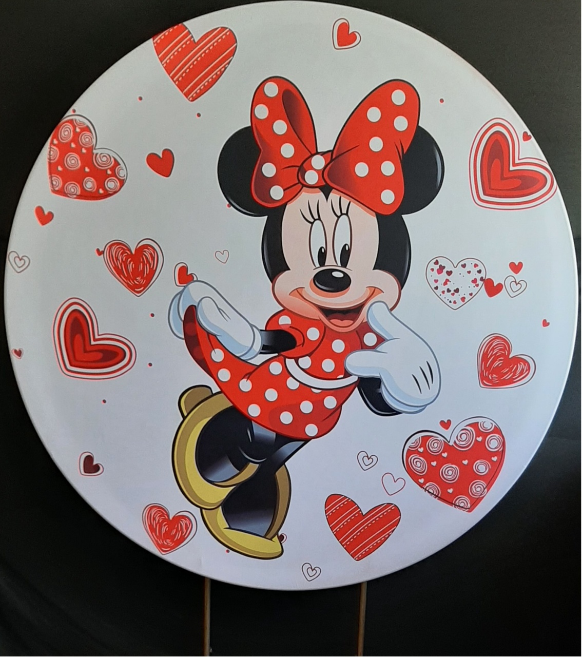 Painel Sublimado Minnie Vermelha - Três Marias Festas