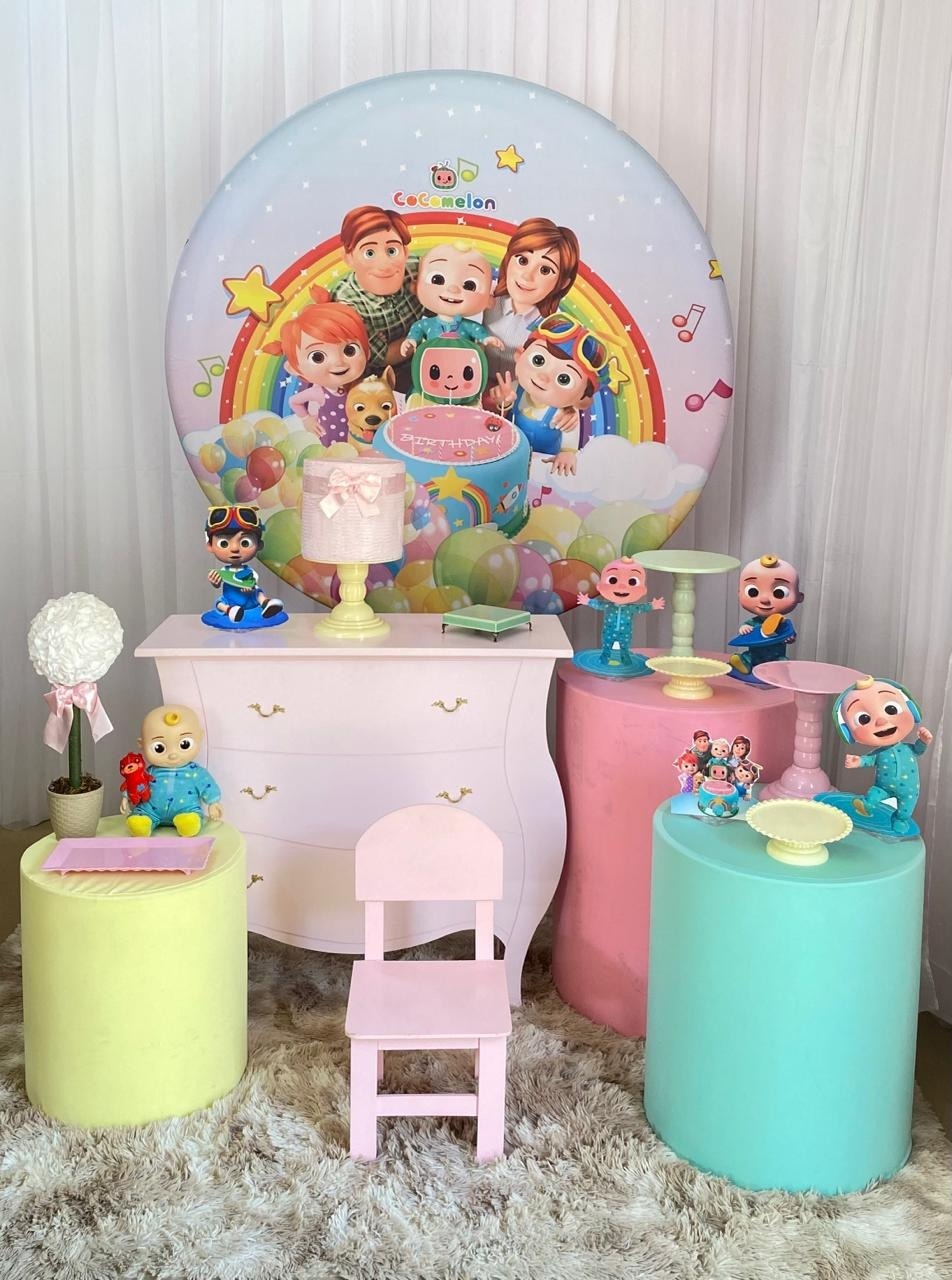 Cocomelon Rosa - Três Marias Festas