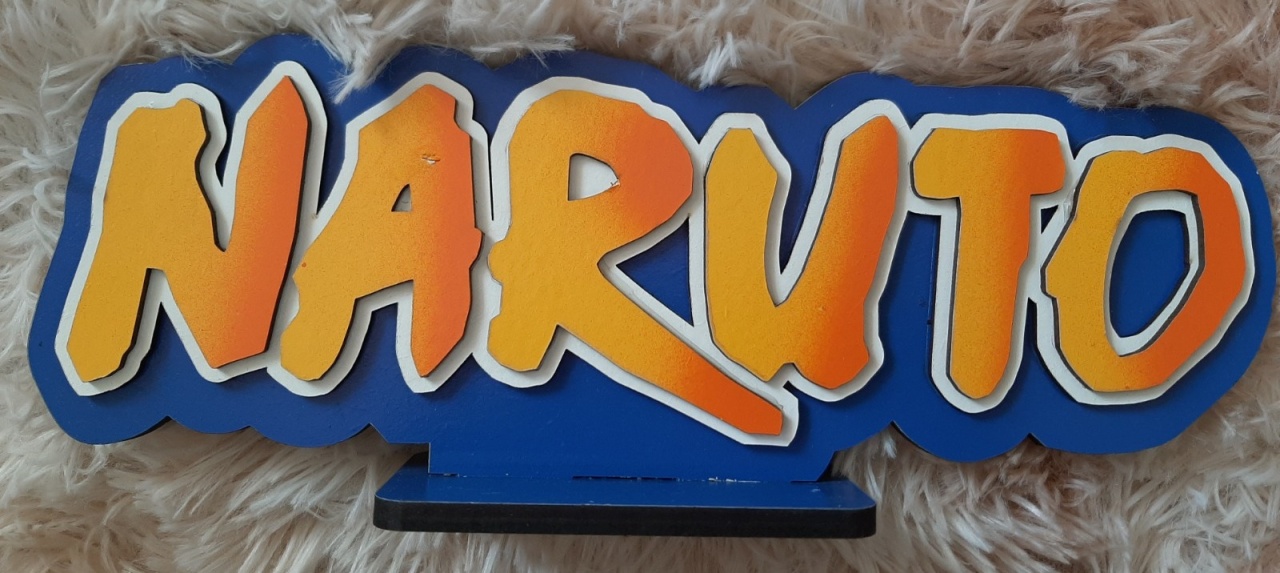 Displays Mdf 3D -  Naruto - Três Marias Festas