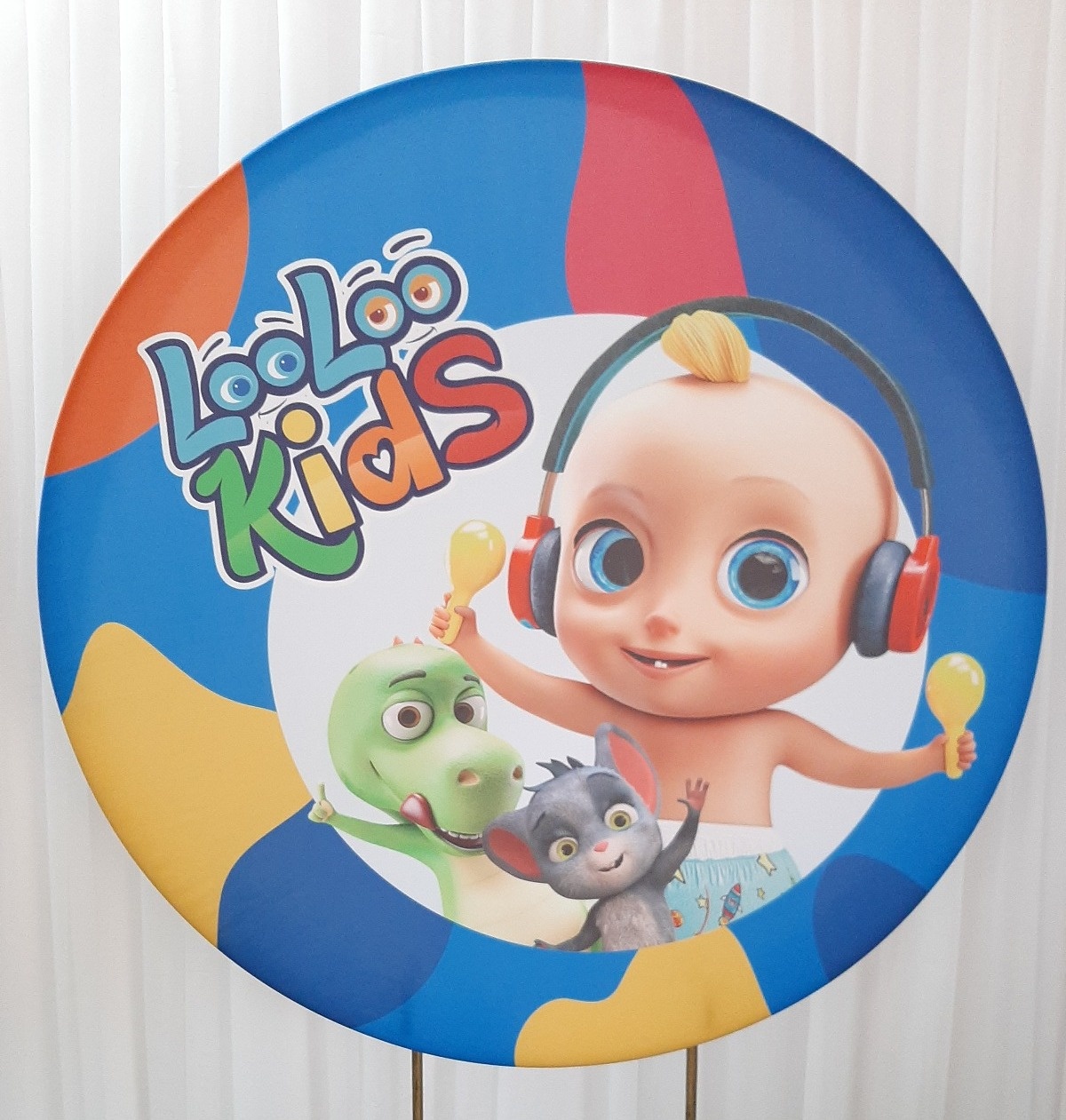 Painel Sublimado Looloo Kids - Três Marias Festas
