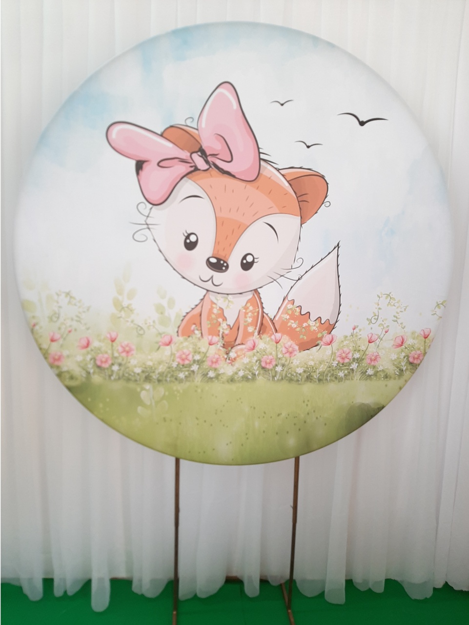 Painel Sublimado Raposa - Três Marias Festas