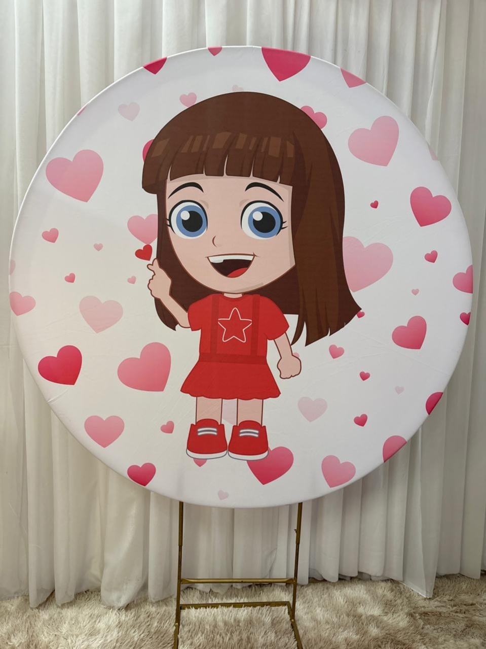 Painel Sublimado Giovana Netto - Três Marias Festas
