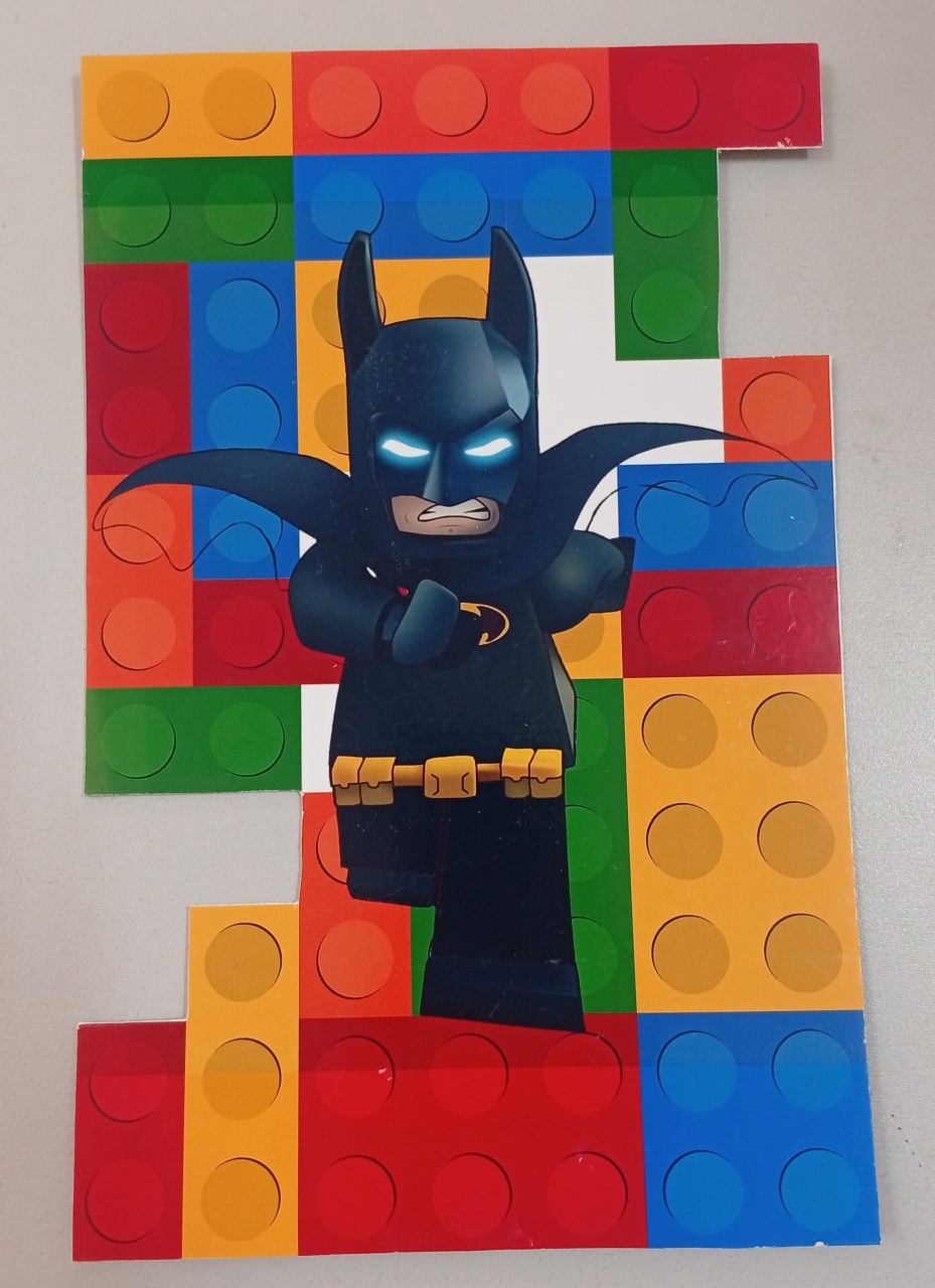 Display Ps -  Lego Heróis Mod1 - Três Marias Festas
