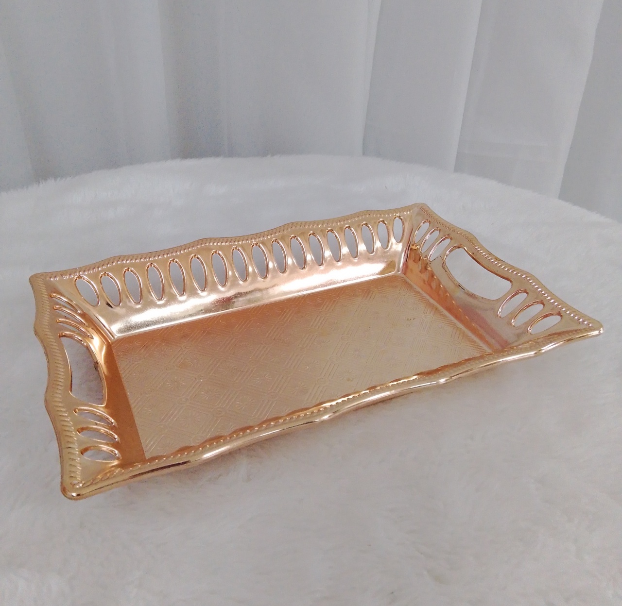 Bandeja / Doceira Cobre - Três Marias Festas
