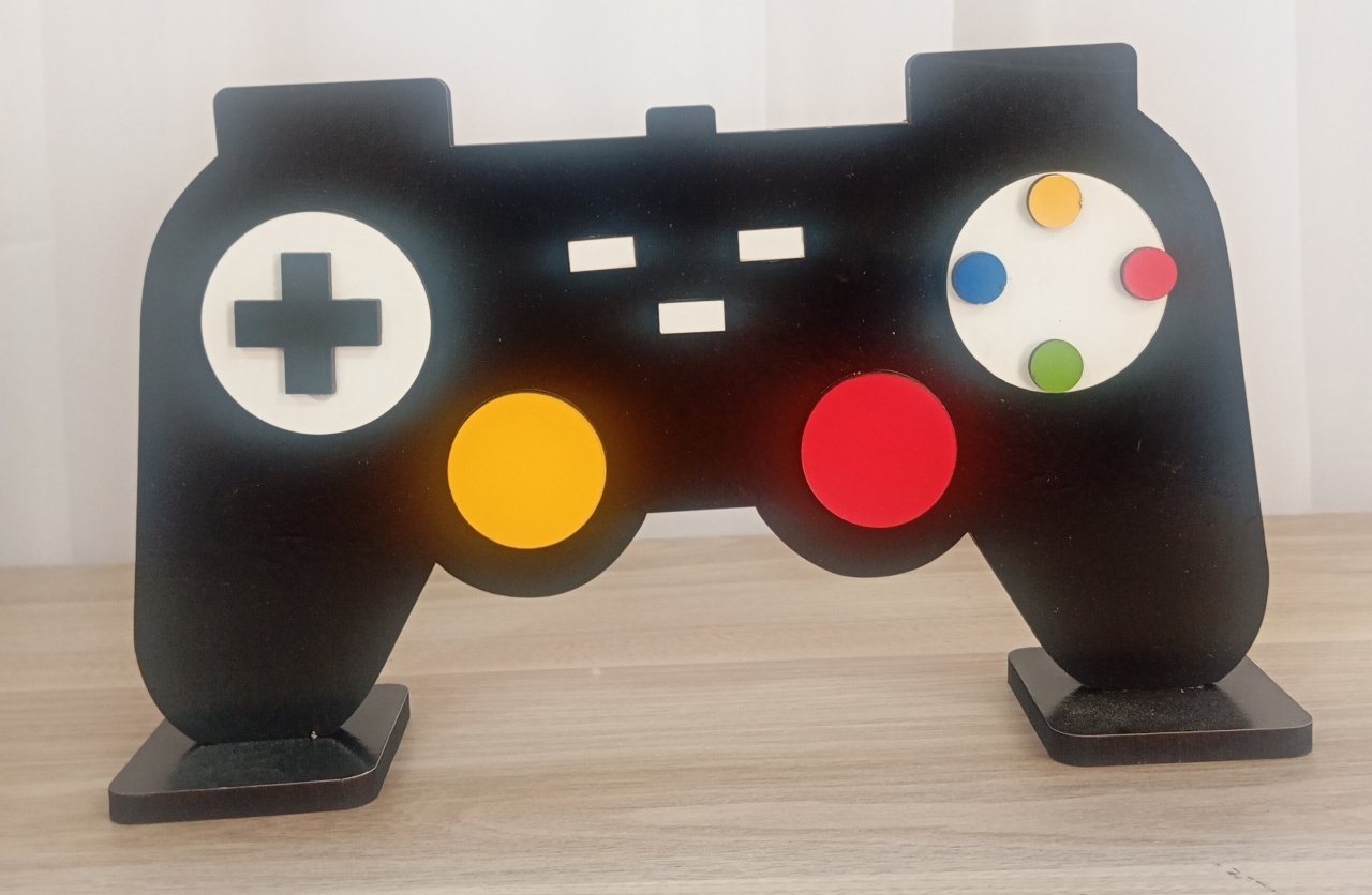 Displays Mdf 3D - Gamer Mod2 - Três Marias Festas