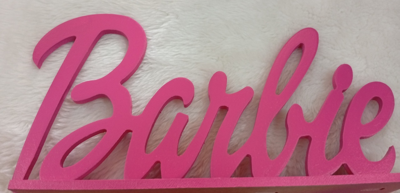 Displays Mdf 3D - Barbie - Três Marias Festas