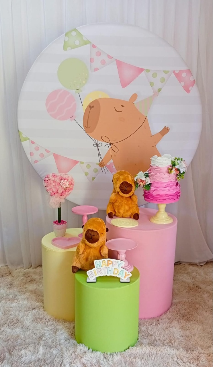 Capivara Rosa (Mod2) - Três Marias Festas