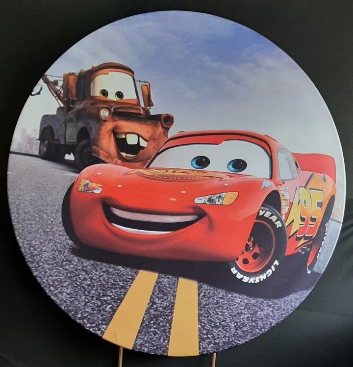 Painel Sublimado Carros Mod1 - Três Marias Festas