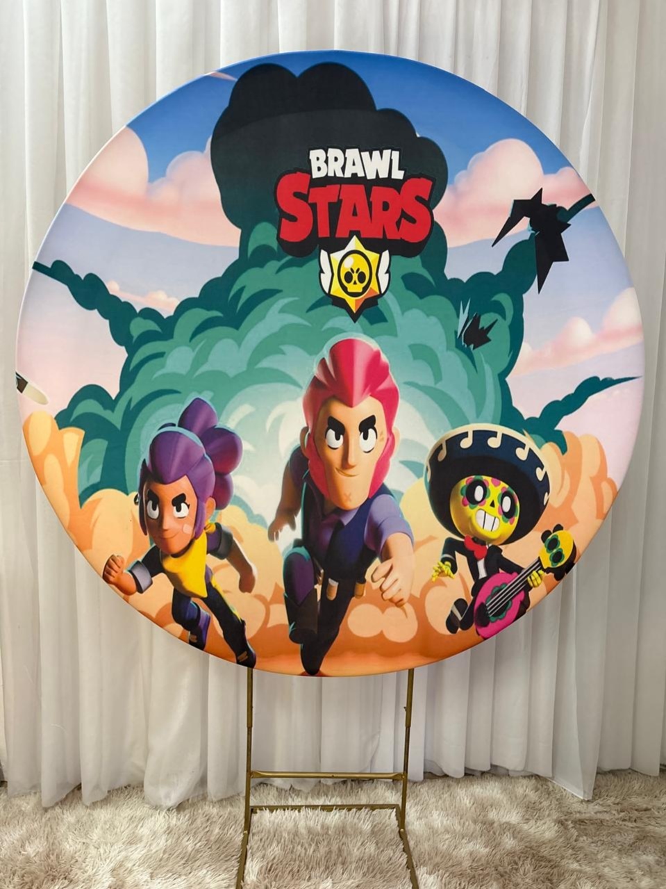 Painel Sublimado Brawl Stars - Três Marias Festas