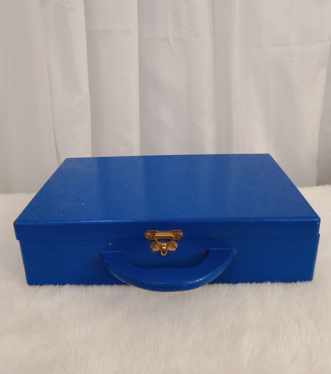 Mini Maleta Azul Royal (Grande) - Três Marias Festas