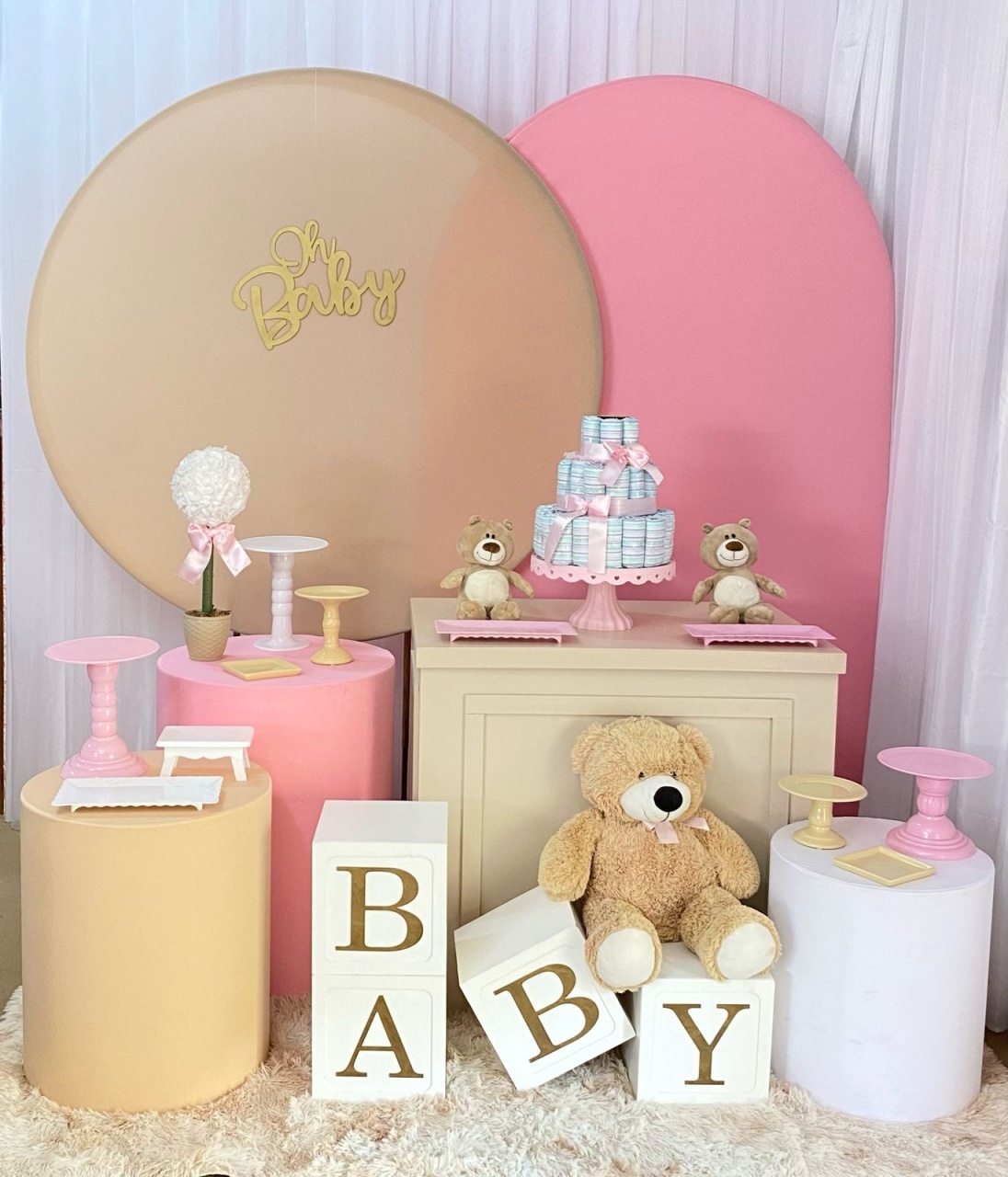 Oh Baby Rosa (Mod1) - Três Marias Festas
