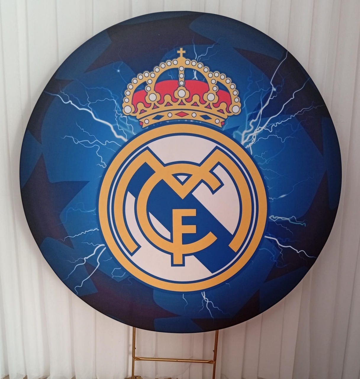 Painel Sublimado Futebol Real Madrid - Três Marias Festas