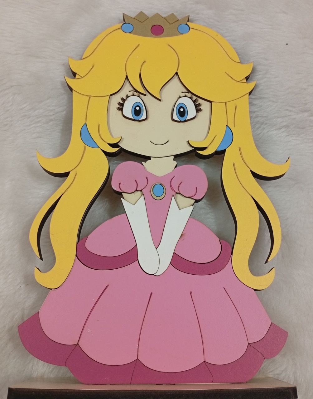 Displays Mdf 3D - Princesa Pit (Super Mário Bross) - Três Marias Festas