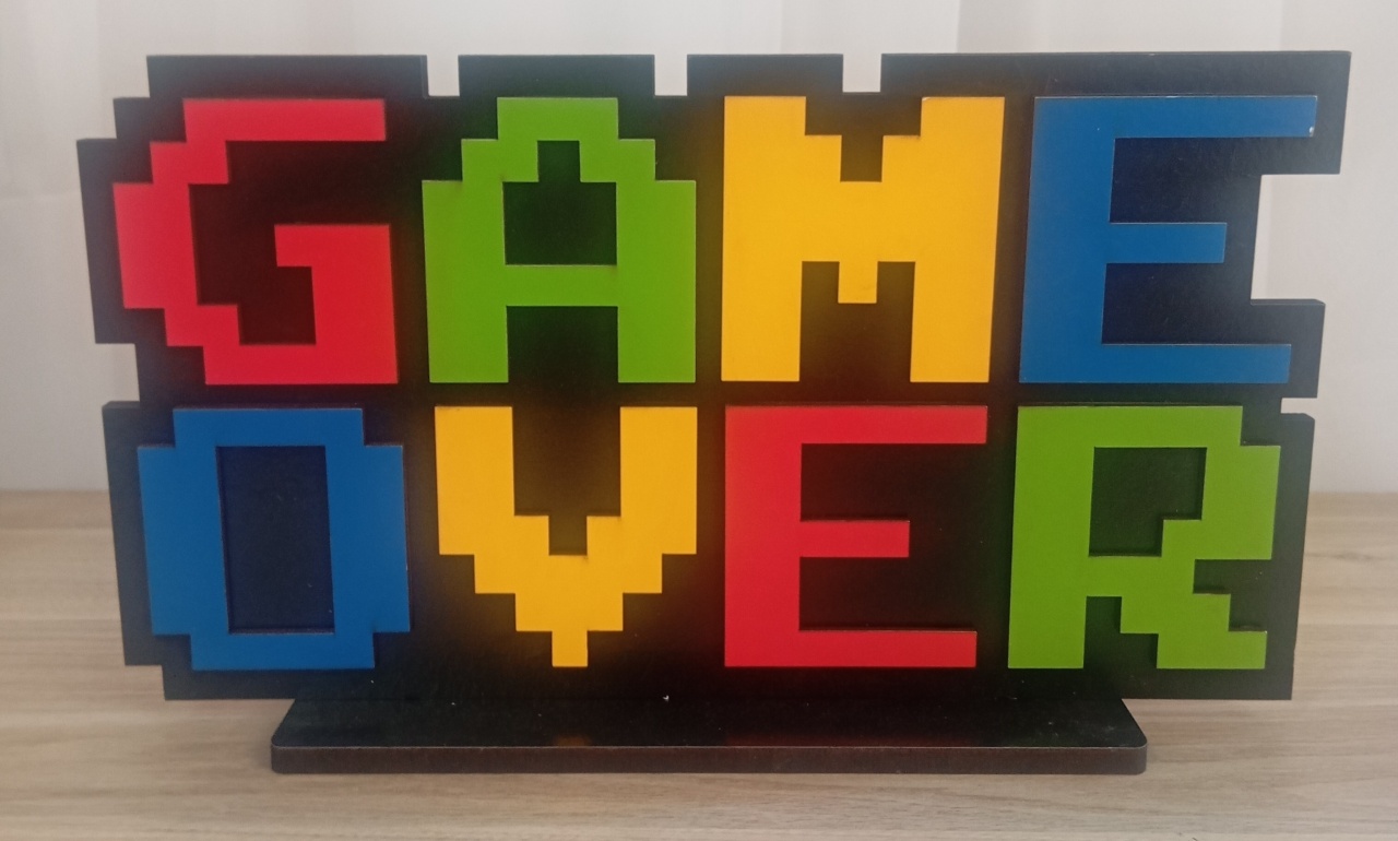 Displays Mdf 3D - Gamer Mod3 - Três Marias Festas