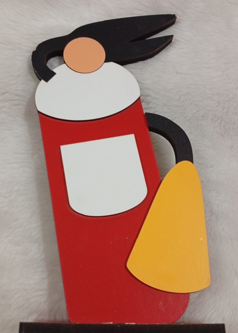 Displays Mdf 3D - Bombeiro Mod3 - Três Marias Festas