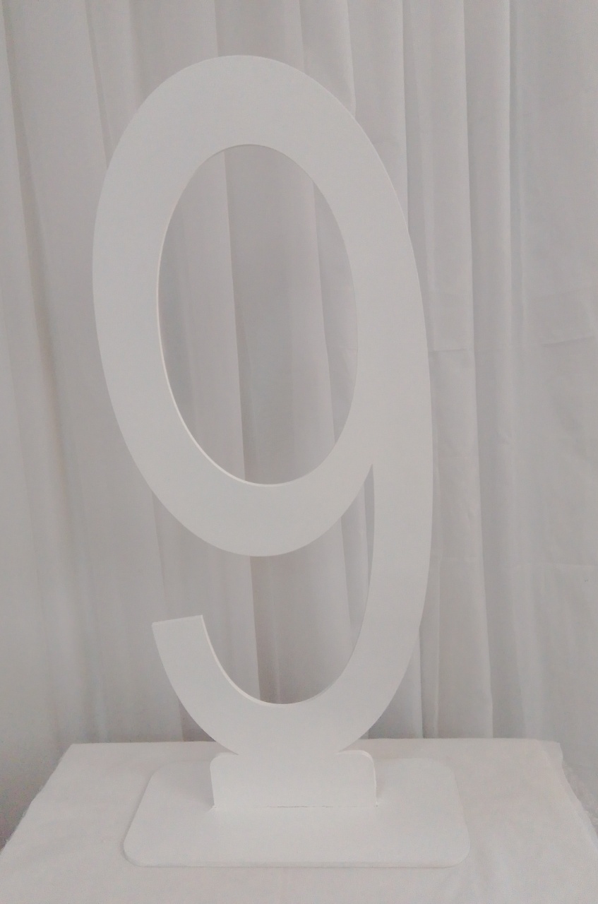 Número 9 Mdf (Mod3) - Três Marias Festas