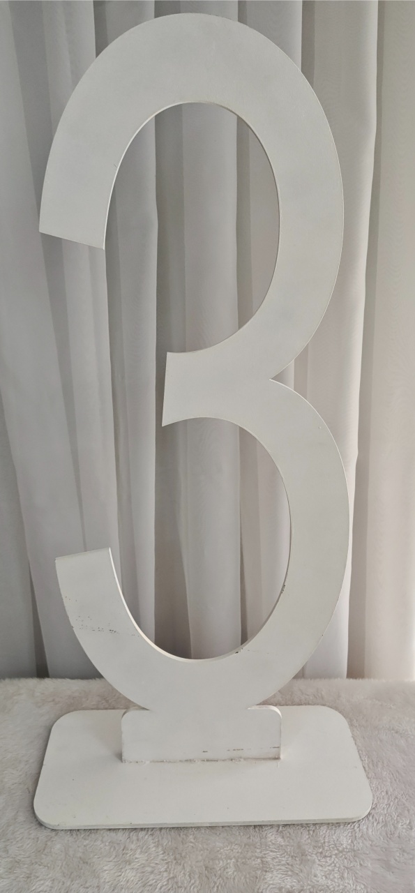 Número 3 Mdf Mod1 - Três Marias Festas