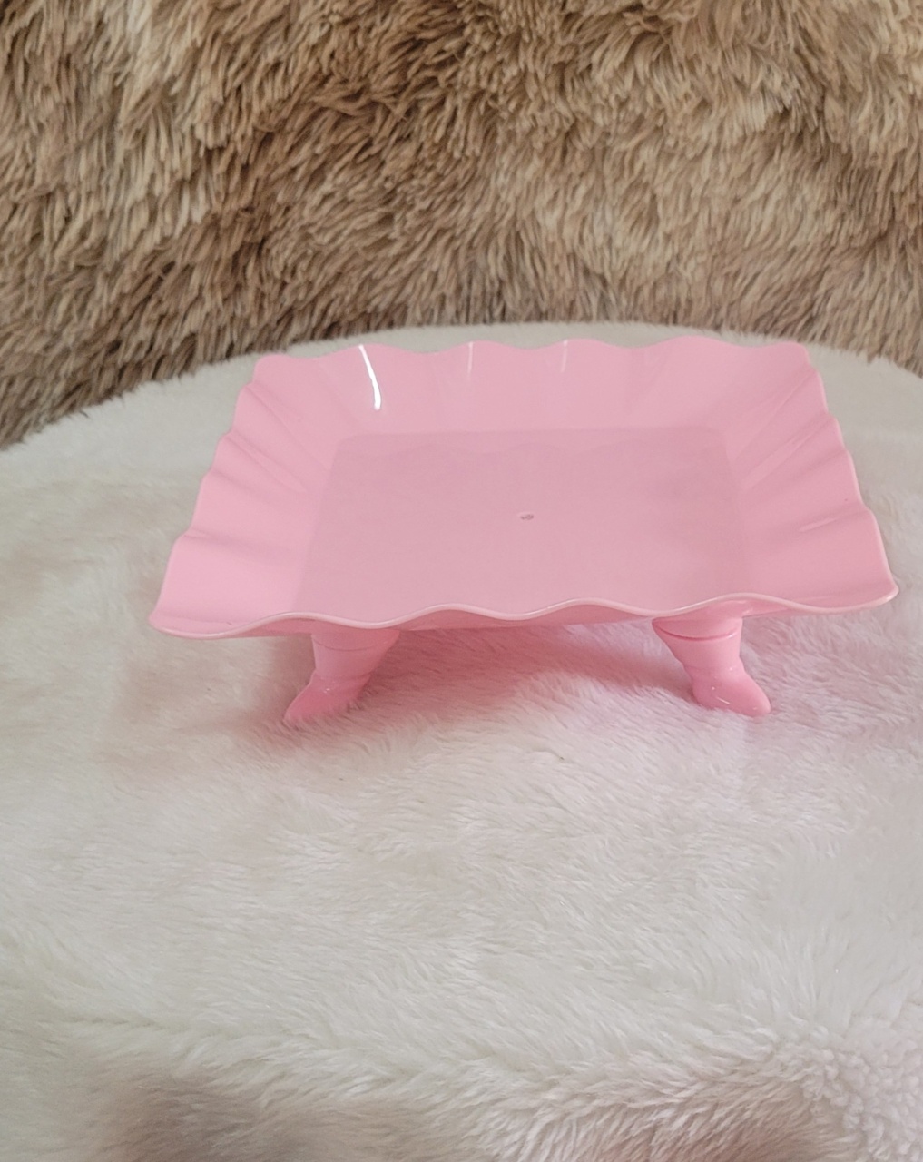 Bandeja / Doceira Rosa Bebê - Três Marias Festas