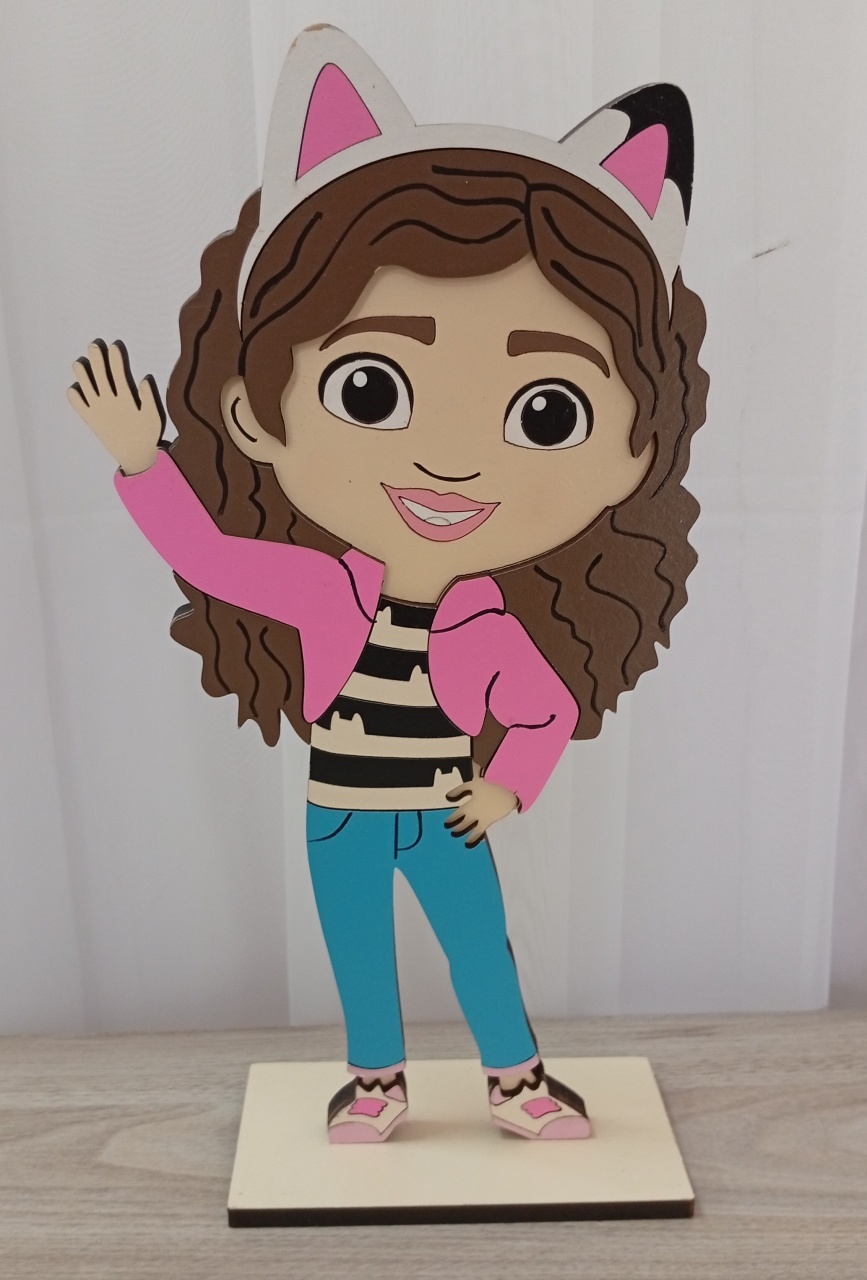 Displays Mdf 3D -  Casa da Gabi Mod6 - Três Marias Festas