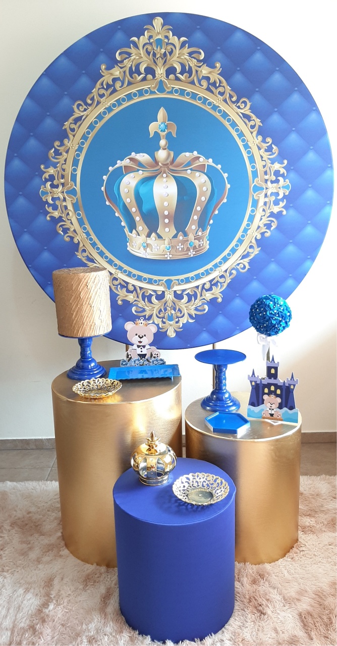 Ursinho Coroa Azul - Três Marias Festas