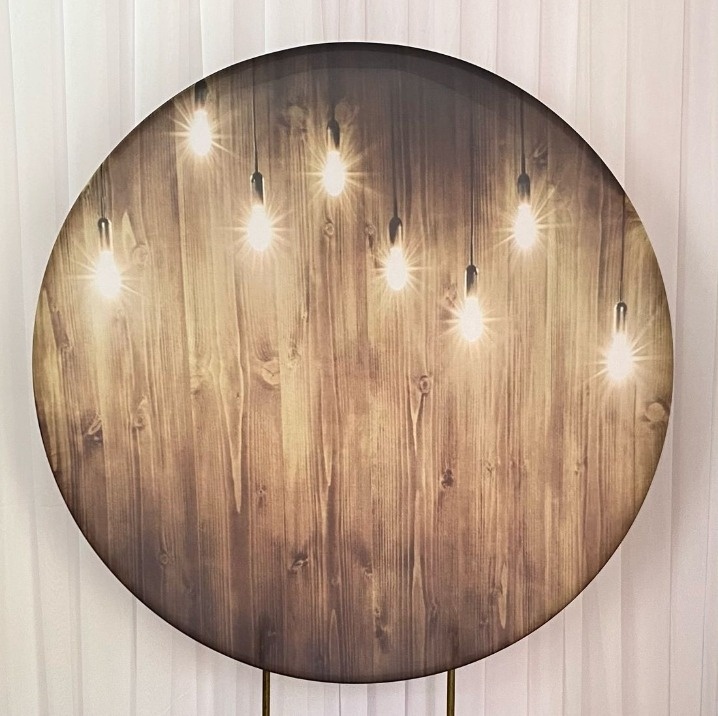 Painel Sublimado Luzes  - Três Marias Festas