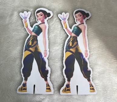 Display Mdf- Guerreiras K-Pop Mod4 - Três Marias Festas