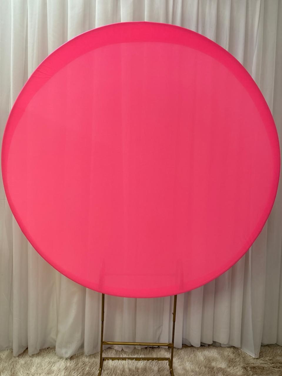 Painel Sublimado Rosa Florescente - Três Marias Festas