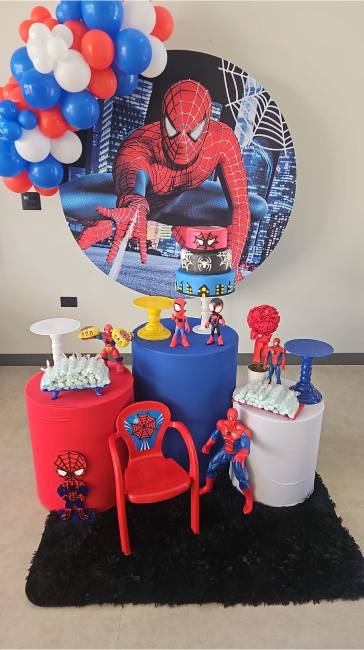 Festas Montadas Por Nossas Clientes - Homem Aranha - Três Marias Festas