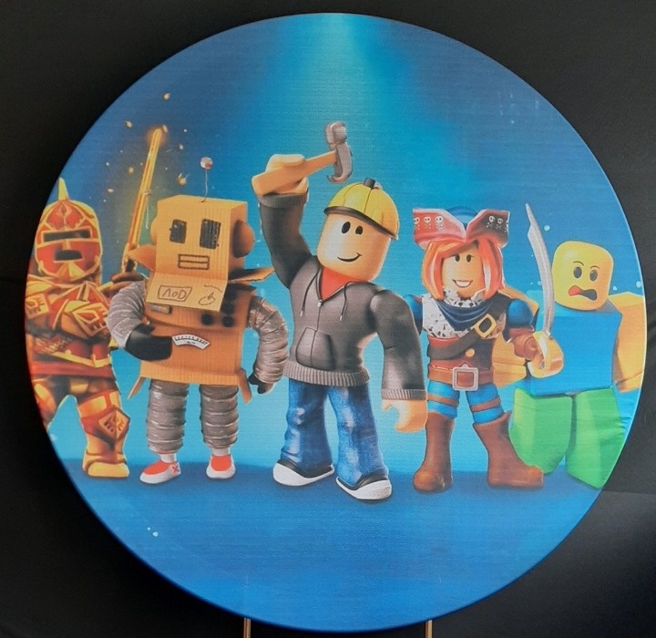 Painel Sublimado Roblox - Três Marias Festas