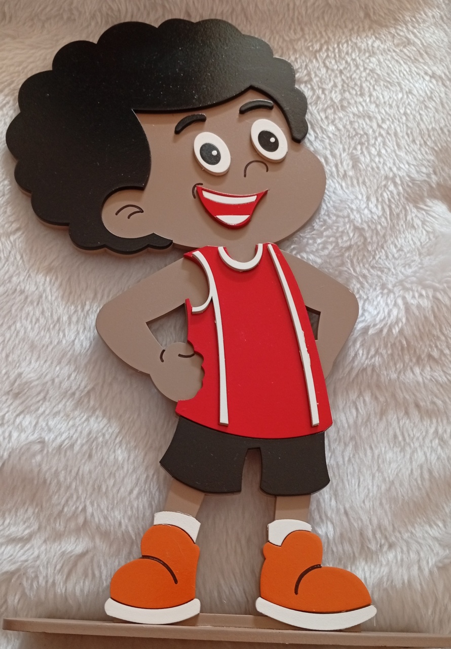Displays Mdf 3D - Três Palavrinhas Mod2 - Três Marias Festas