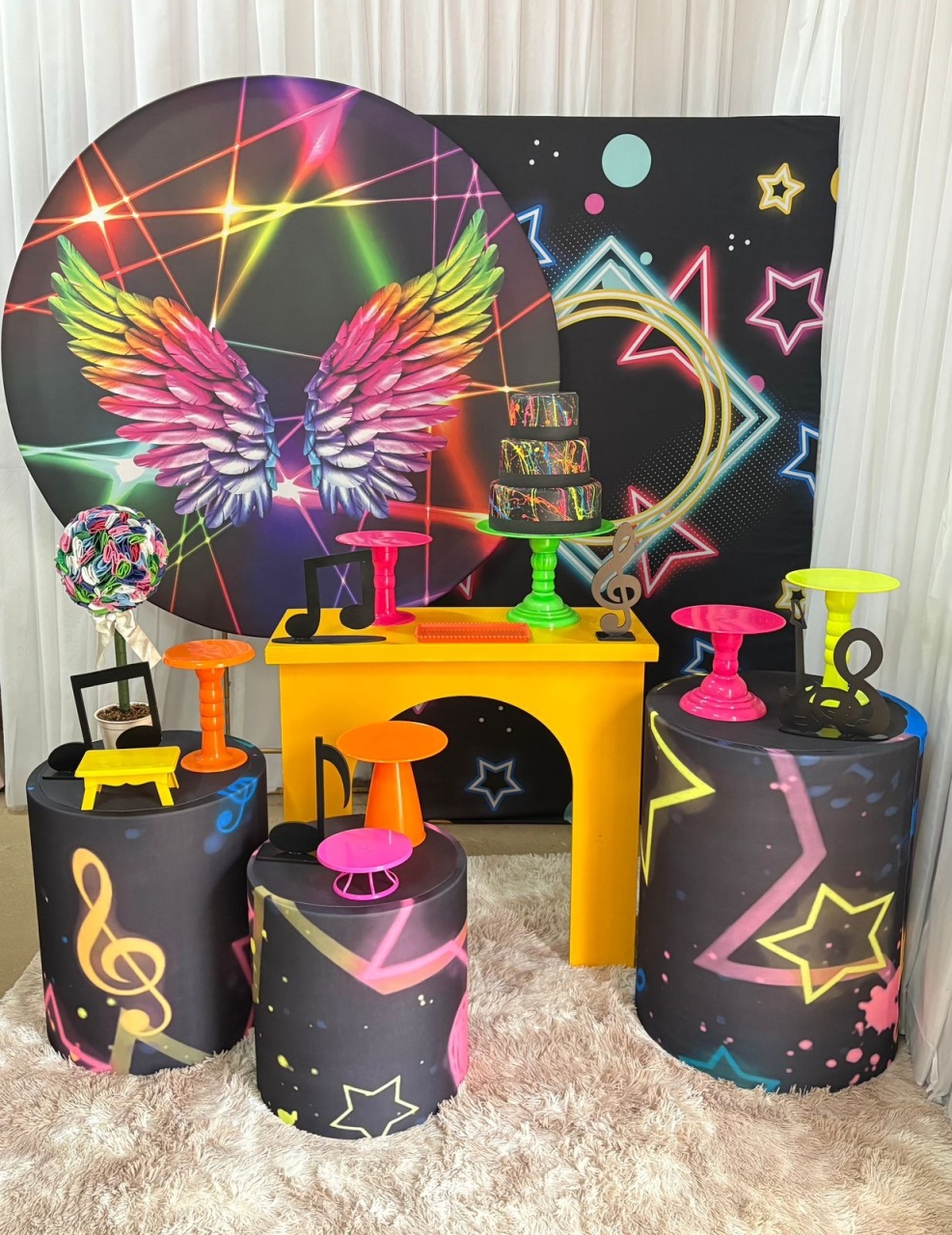 Asas Neon (Mod3) - Três Marias Festas