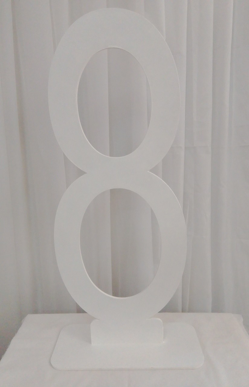Número 8 Mdf (Mod2) - Três Marias Festas