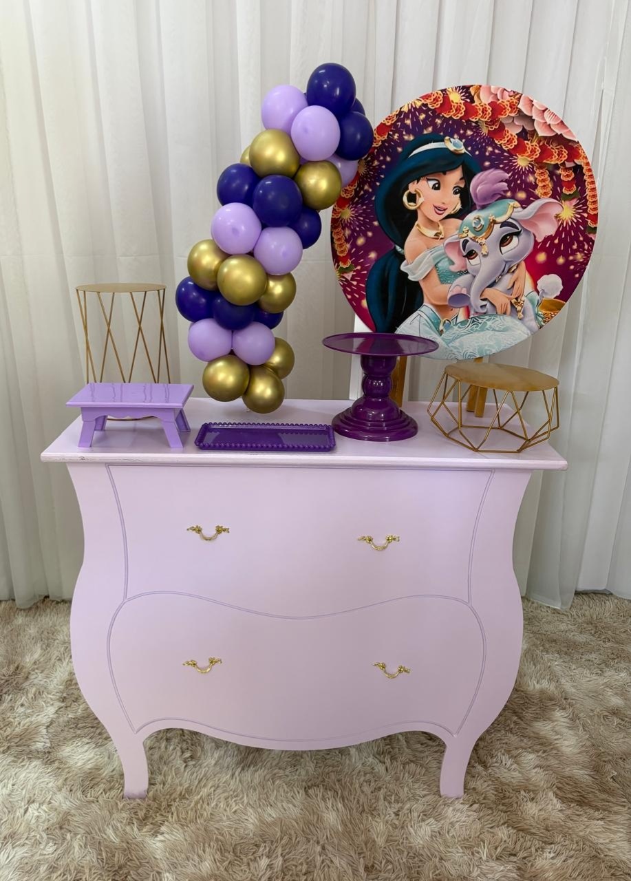 Mini Kit Princesa Jasmine - Três Marias Festas