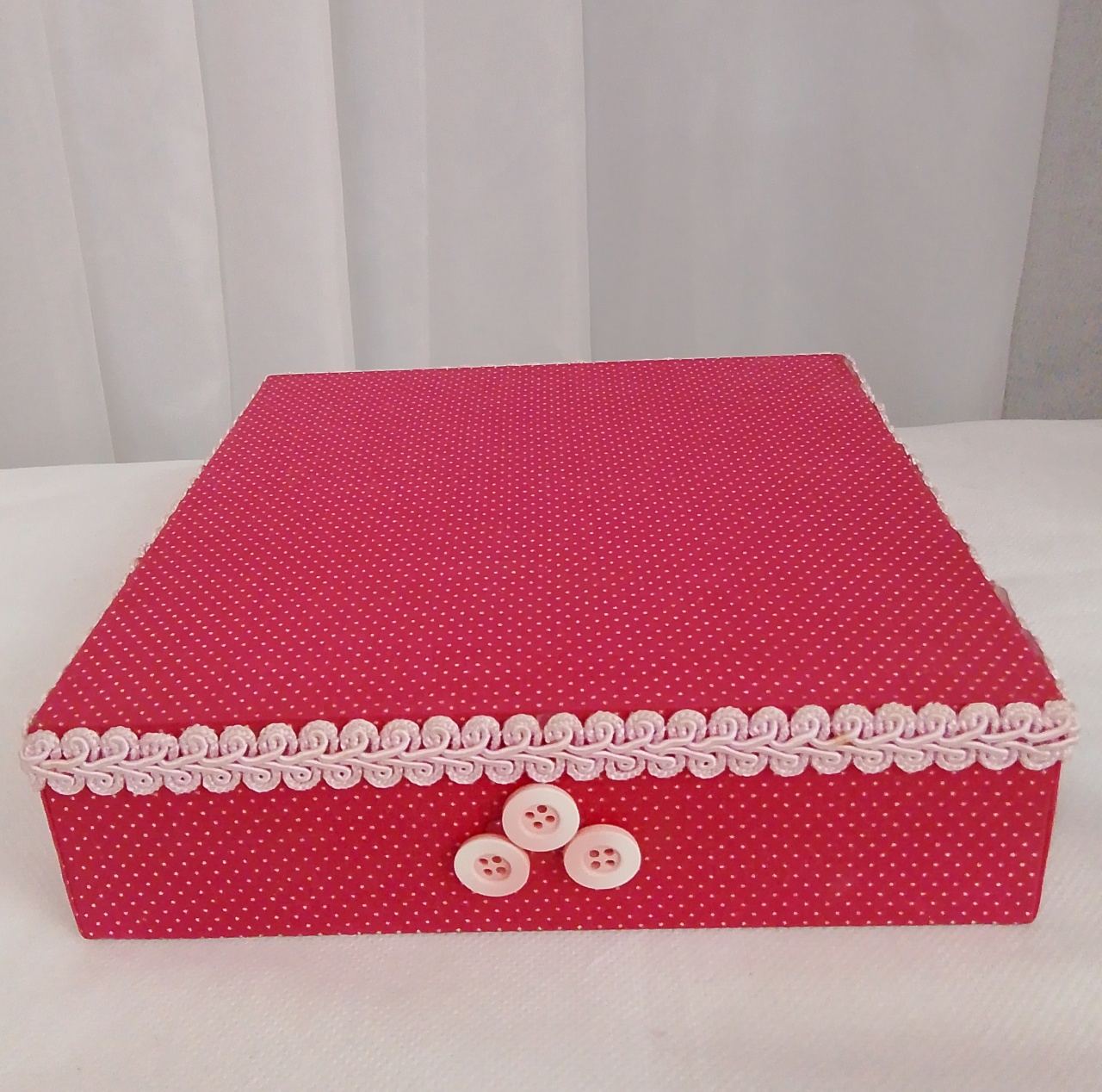 Caixa Suporte Rosa - Três Marias Festas