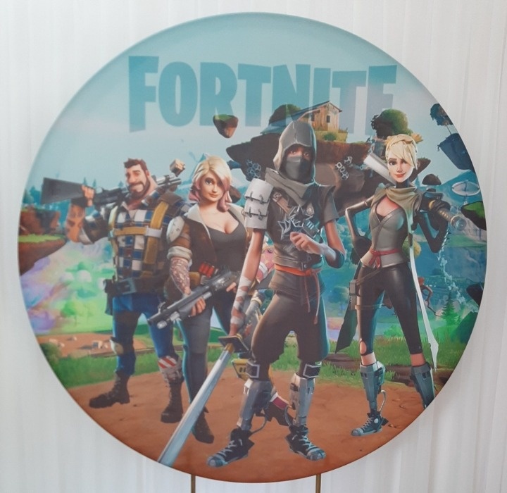 Painel Sublimado Fortnite - Três Marias Festas