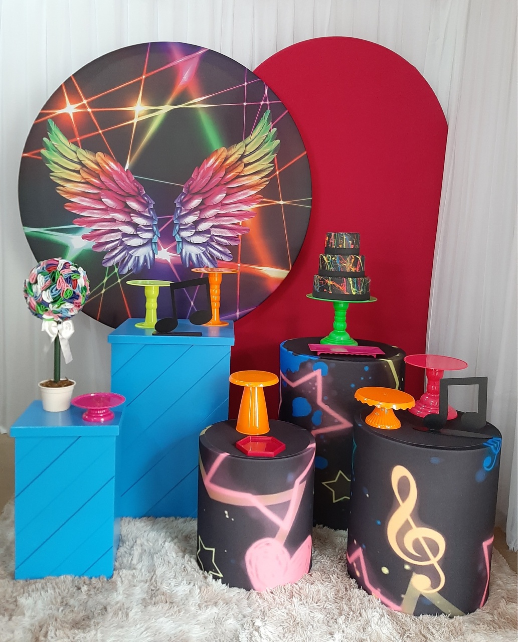 Asas Neon (Mod2) - Três Marias Festas