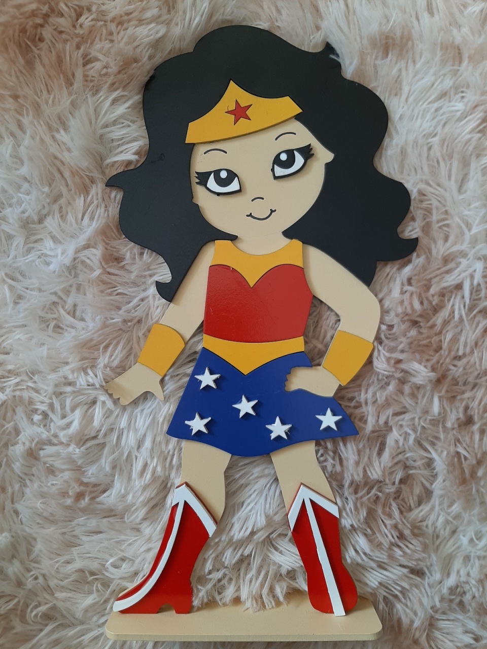 Displays Mdf 3D - Mulher Maravilha  - Três Marias Festas