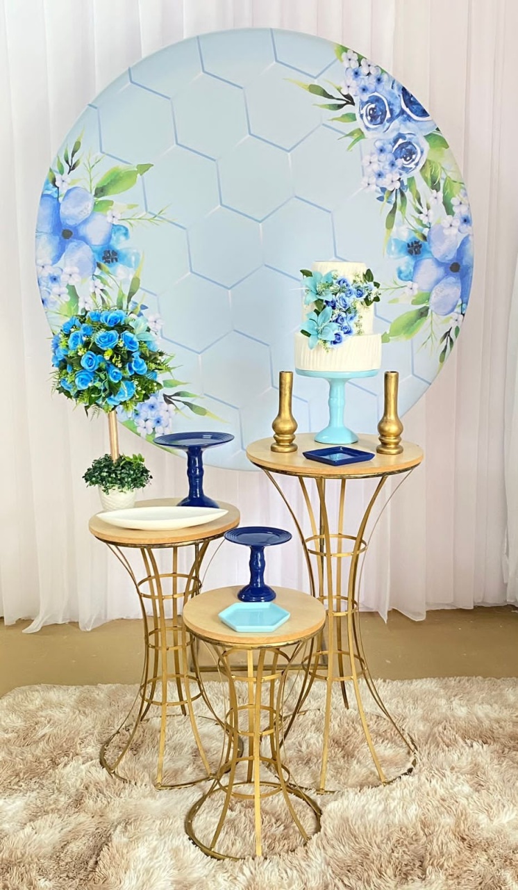 Floral Azul - Três Marias Festas