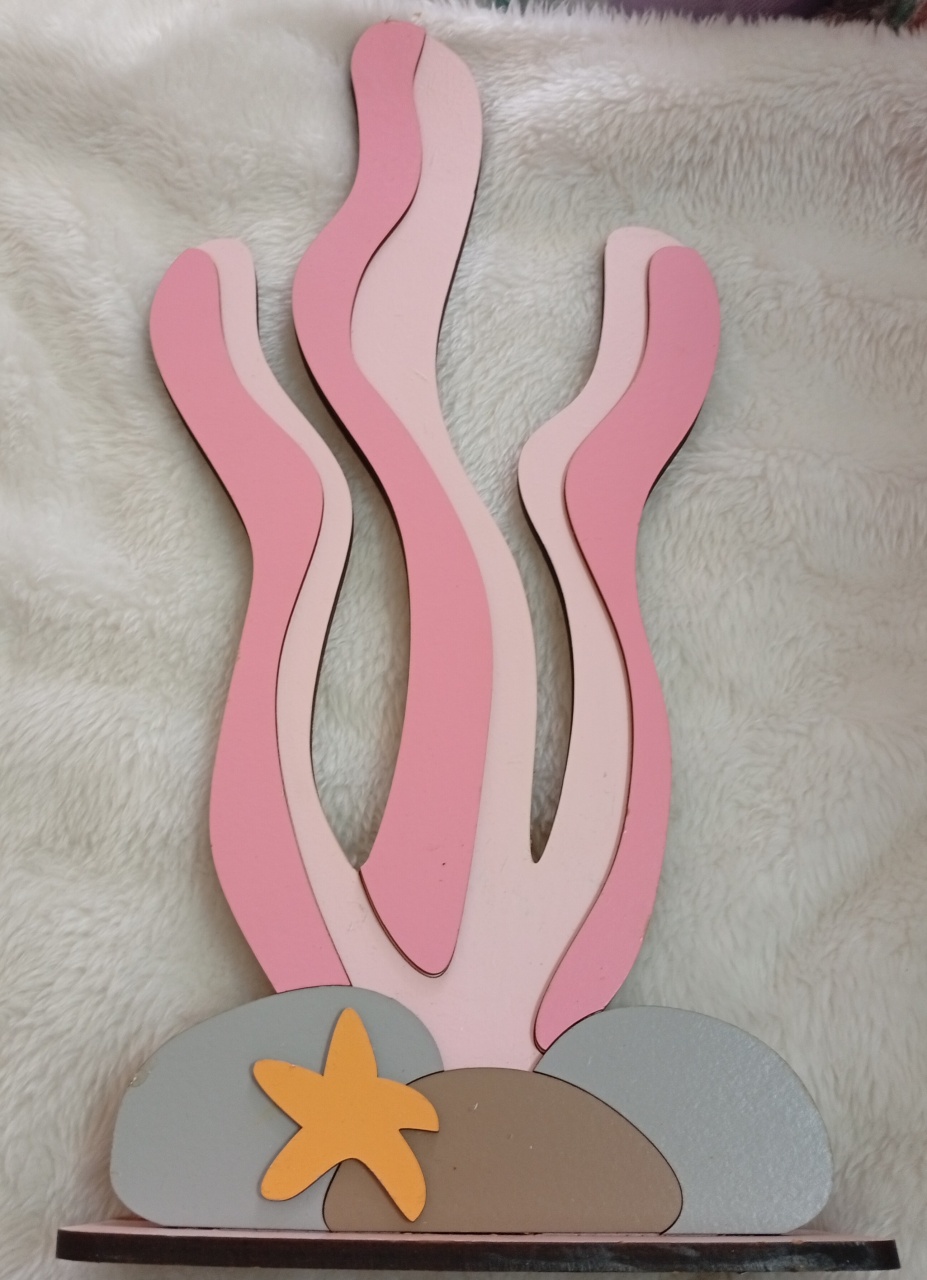 Displays Mdf 3D - Alga Mod1 - Três Marias Festas