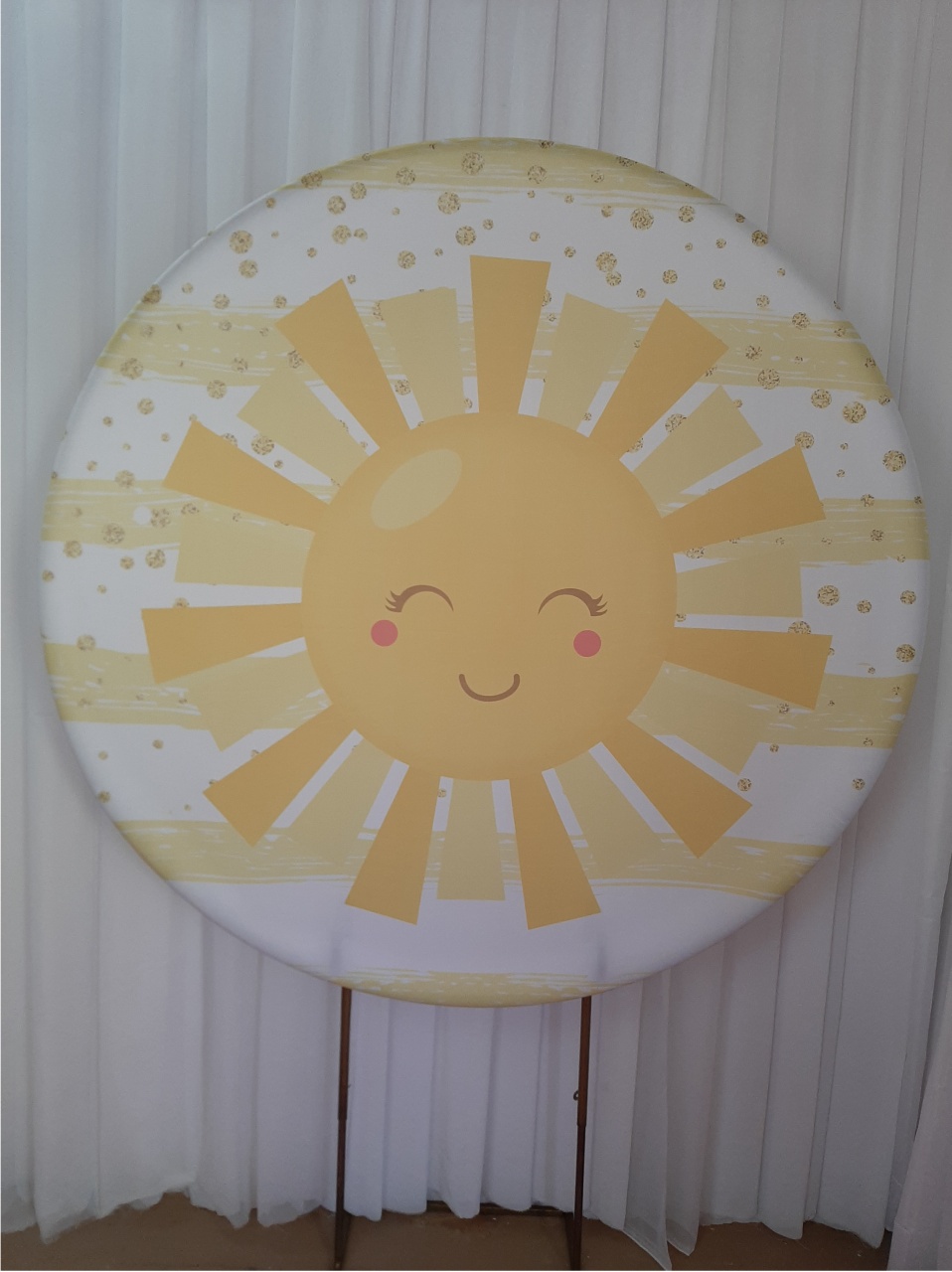 Painel Sublimado Sol Menina - Três Marias Festas