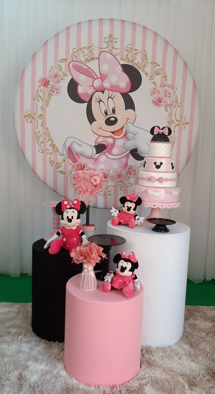 Minnie Rosa Listras - Três Marias Festas