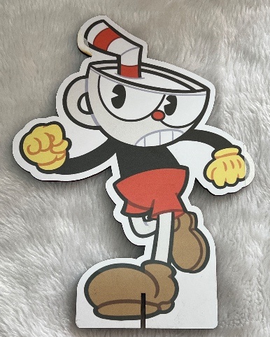 Display Simples Mdf - Cuphead Mod3 - Três Marias Festas