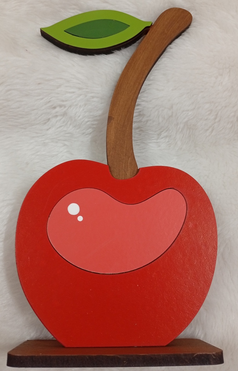 Displays Mdf 3D - Cereja Mod1 - Três Marias Festas
