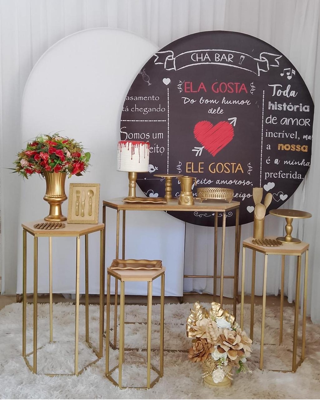 Chá Bar Pirulito Branco - Três Marias Festas