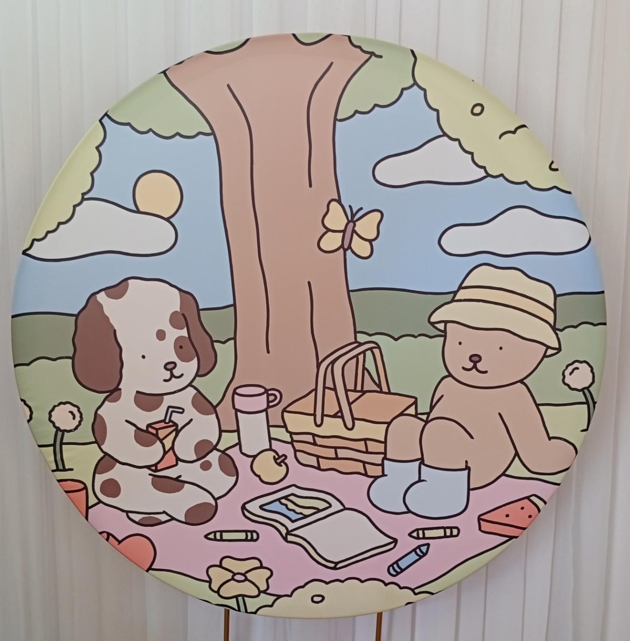 Painel Sublimado Bobbie Goods - Três Marias Festas