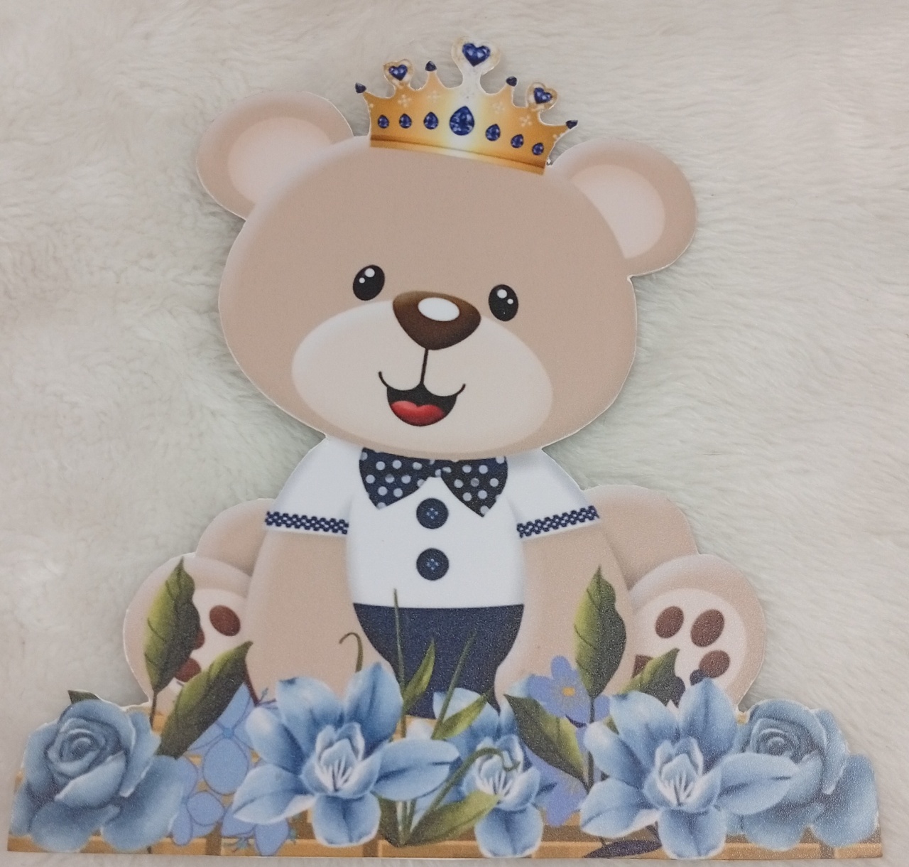 Display Ps - Urso Rei Mod2 - Três Marias Festas